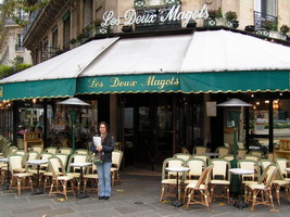 Le Deux Magots Cafe in Paris, France