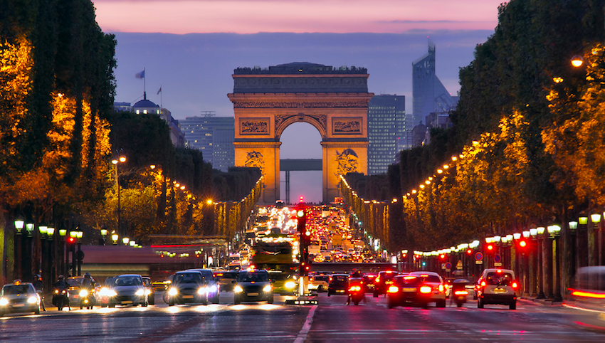 Visit the Champs Elysees in Paris