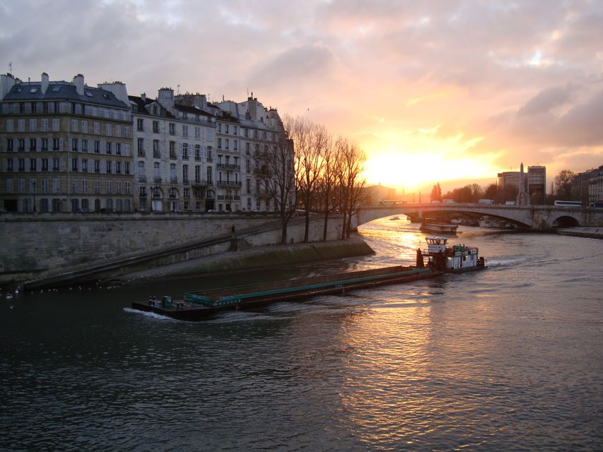 Paris, France the Seine at dawn