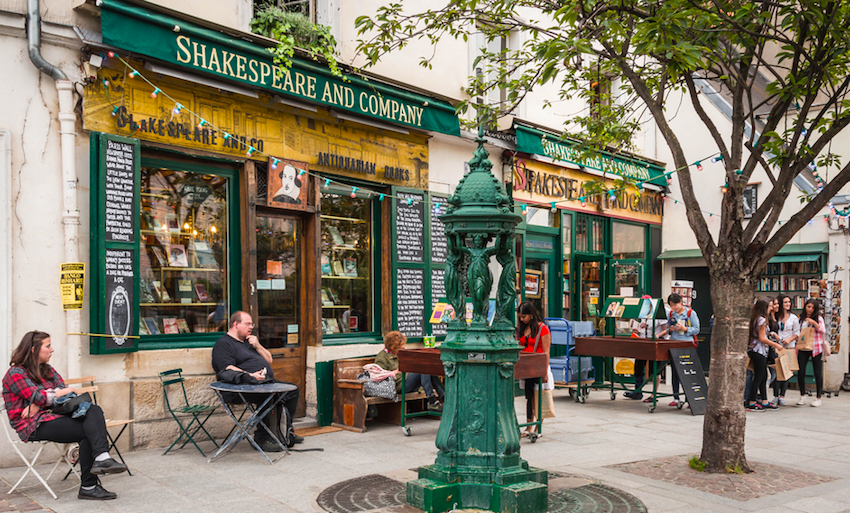 Shakespeare and Company Books in Paris