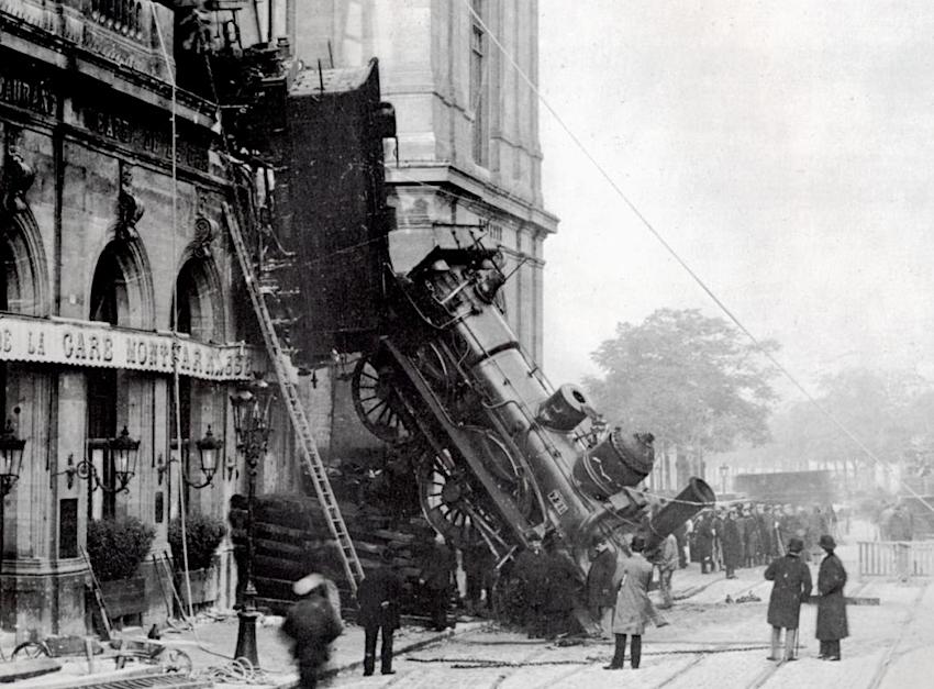 Montparnasse Train wreck