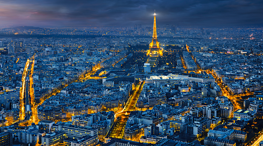 Paris at night