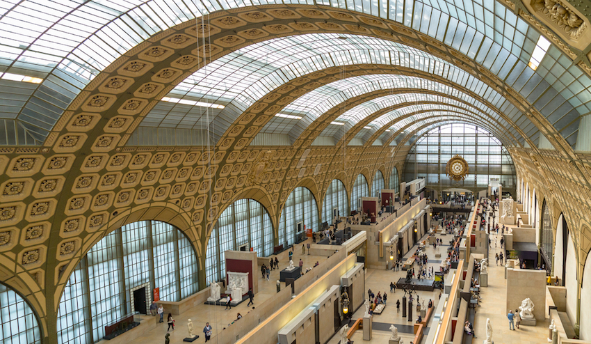 Musee d'Orsay in Paris France