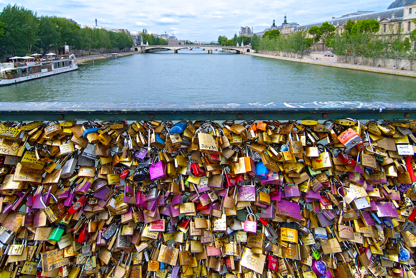 Locks on Pont des Arts