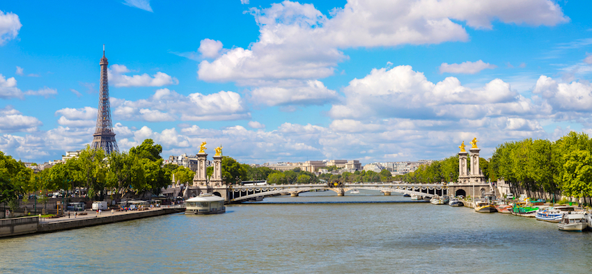 The river Seine in Paris